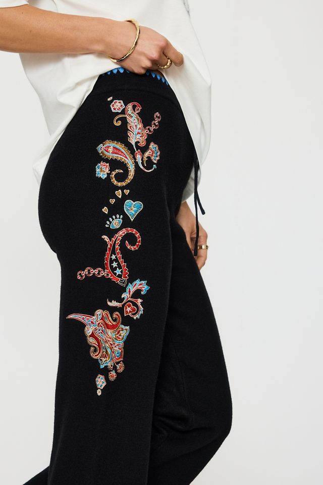 Never Fully Dressed Paisley Wide-Leg Trousers #5