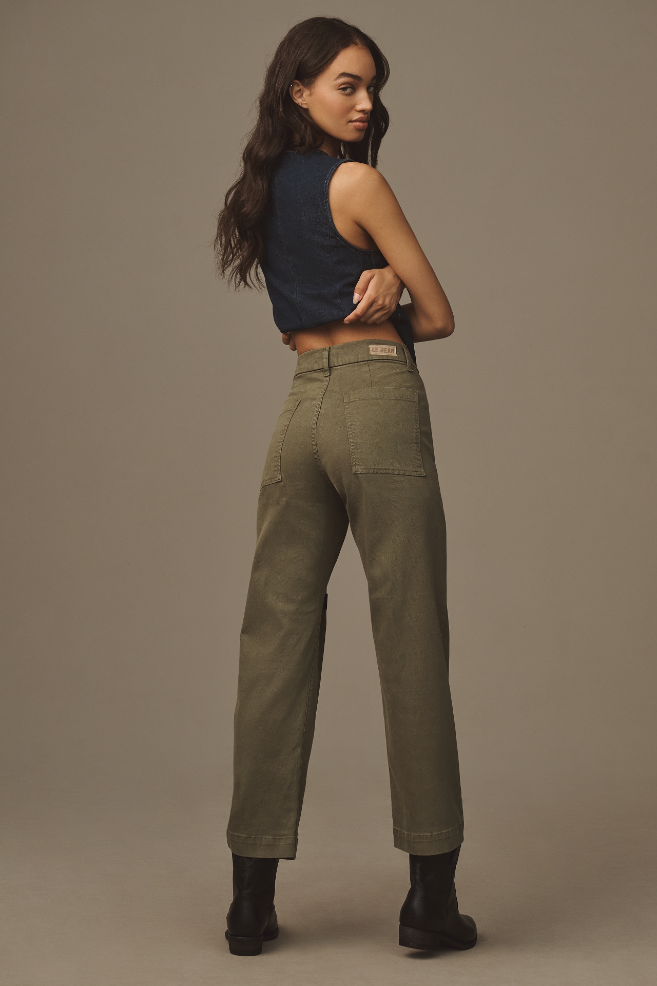 Le Jean Colette Soft Barrel Pants