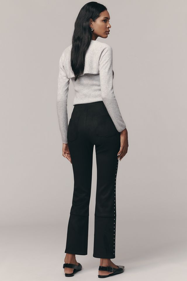 By Anthropologie Studded Faux-Suede Pants #2