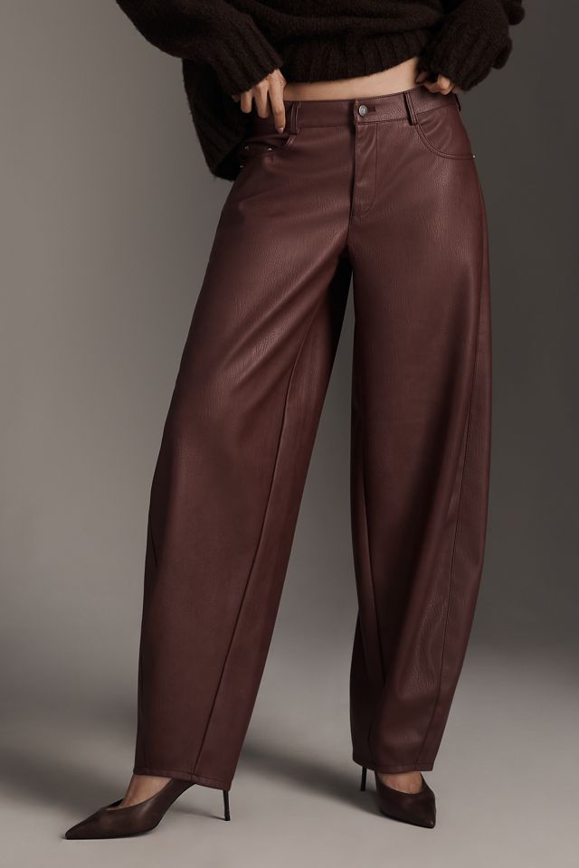 Pilcro Faux Leather Twisted Balloon Pants #1
