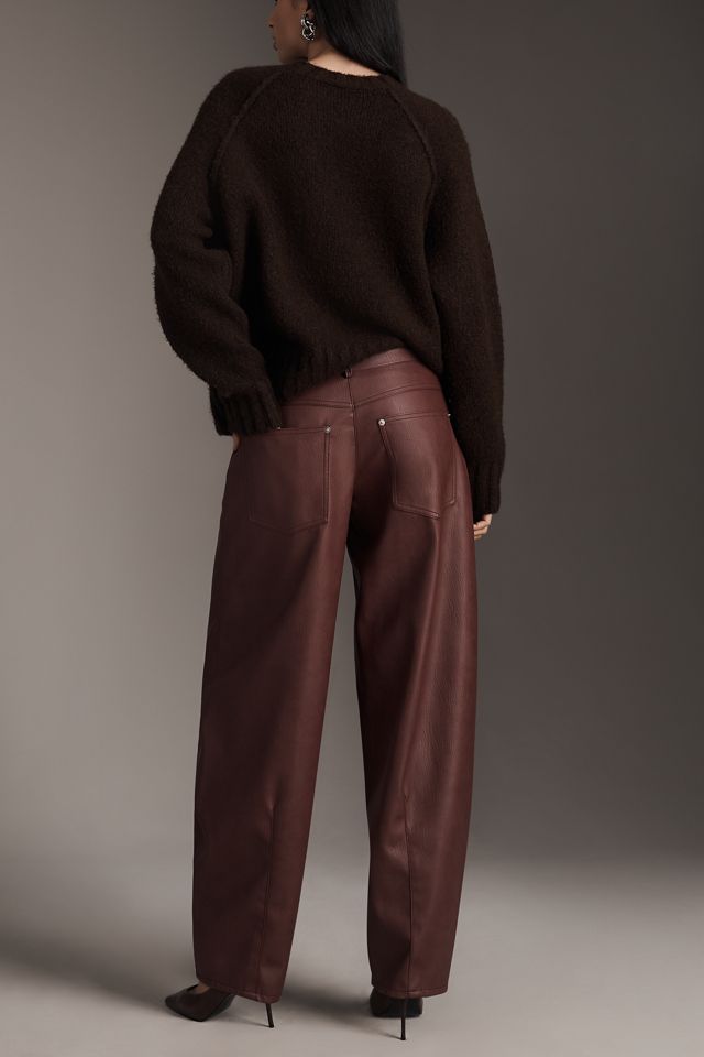 Pilcro Faux Leather Twisted Balloon Pants #4