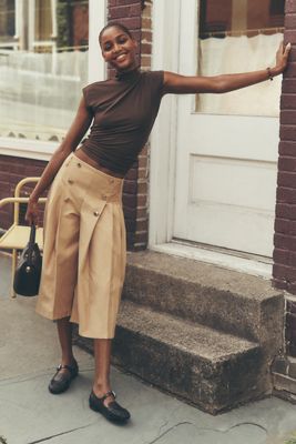 Maeve Pleated Utility Trousers