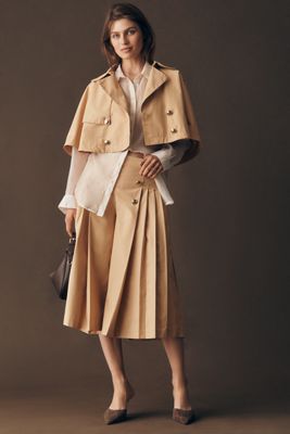 Maeve Pleated Utility Trousers
