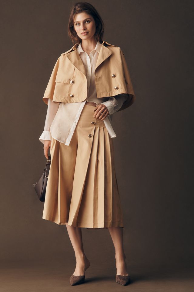 Maeve Pleated Utility Trousers #1
