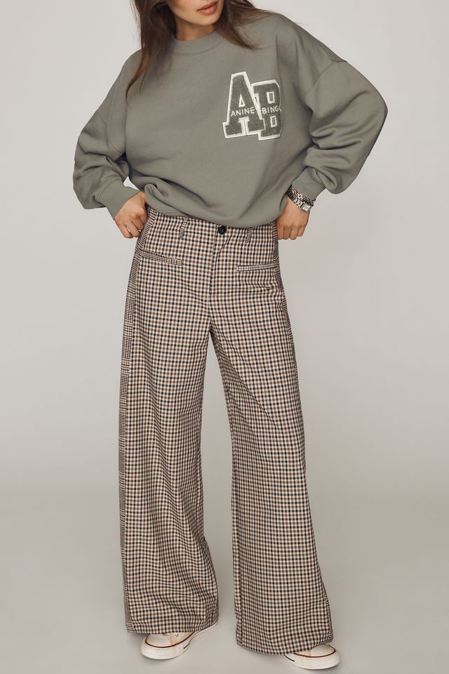 Pantaloni a Gamba Larga a Quadri Maeve #2
