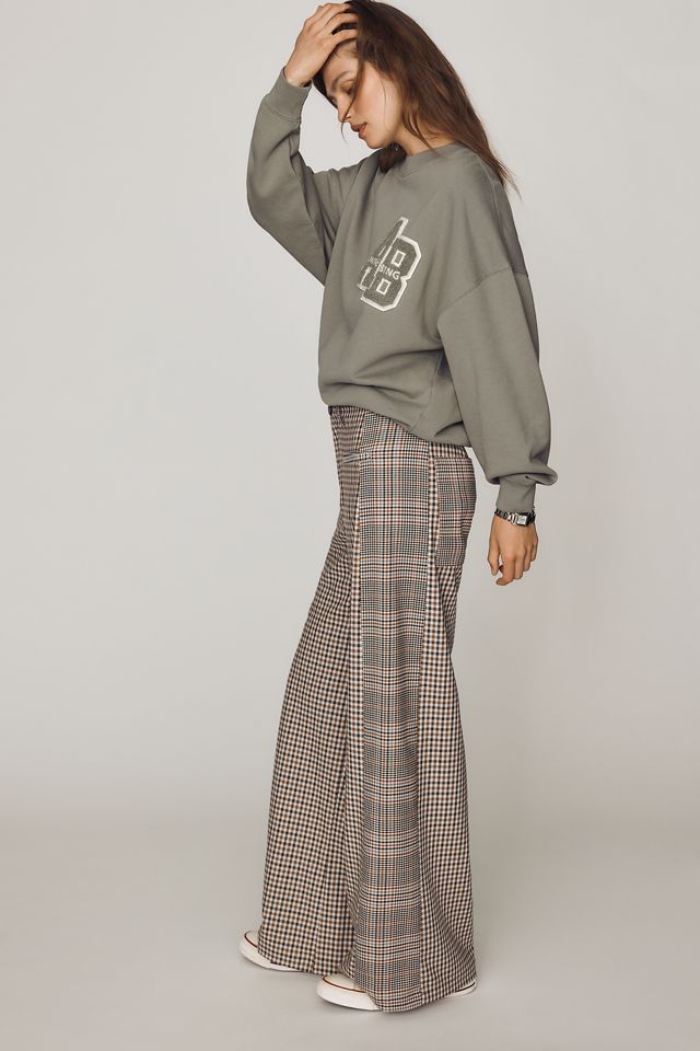 Pantaloni a Gamba Larga a Quadri Maeve #3