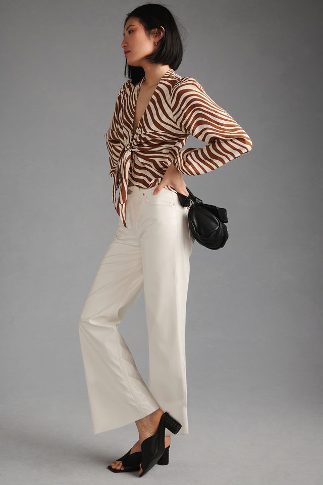 Hudson Rosie High-Rise Faux Leather Pants #2