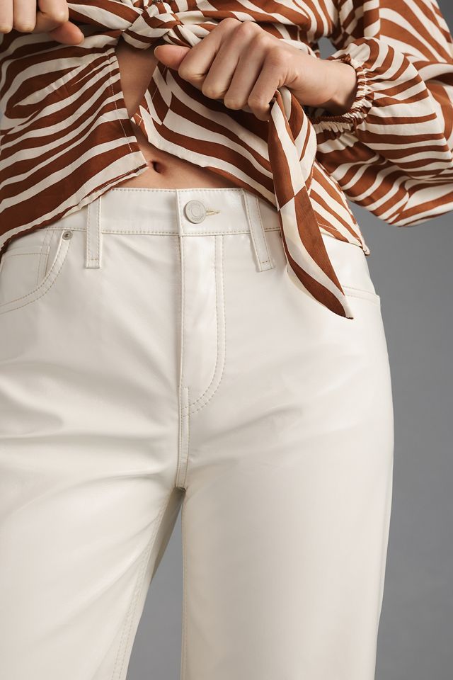 Hudson Rosie High-Rise Faux Leather Pants #3