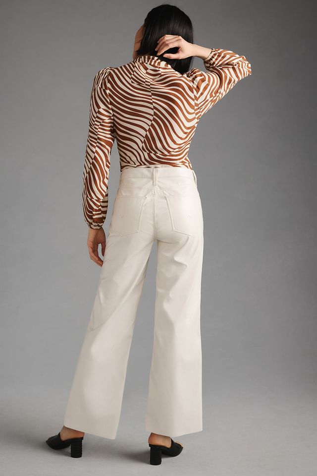 Hudson Rosie High-Rise Faux Leather Pants #4