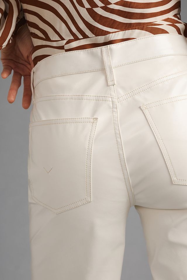 Hudson Rosie High-Rise Faux Leather Pants #5