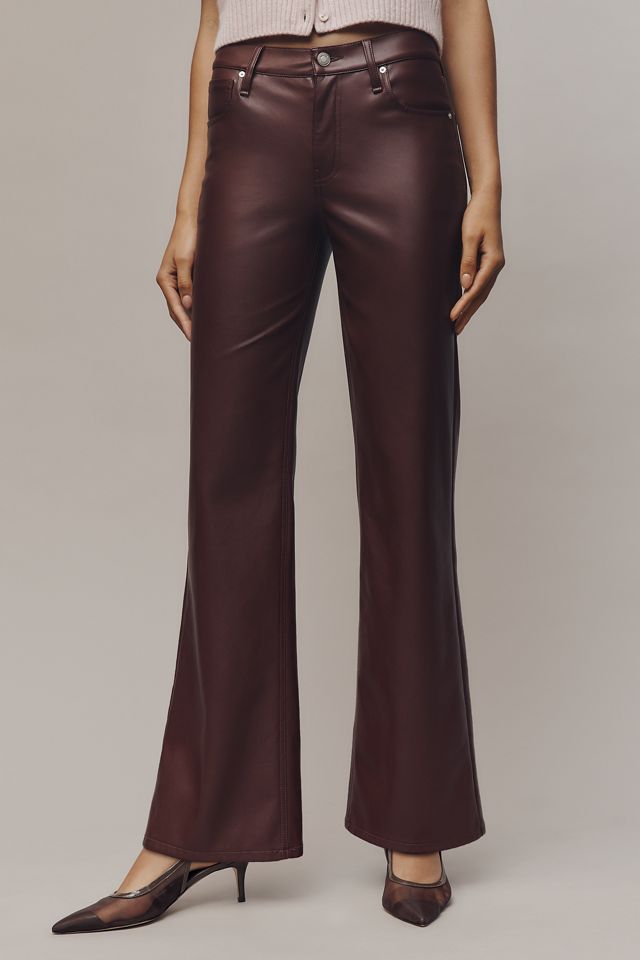 Hudson Faux-Leather Rosie Wide-Leg Pants #1