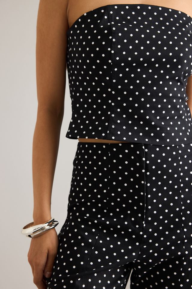 Pantaloni a pois con orlo diviso By Anthropologie #6