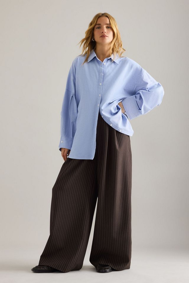 I Pantaloni Plissettati Avery di Maeve: Edizione a Righe #3