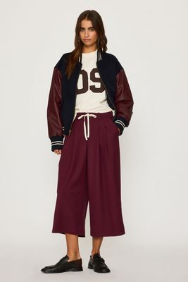 Pantalon court plissé Avery par Maeve