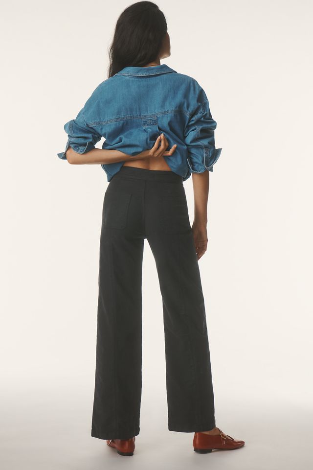 【YOURNUS】Fatigue Linen Pintuck Wide Pants Hudson Tie-Waist Pintucked Linen Trouser Pants | Anthropologie