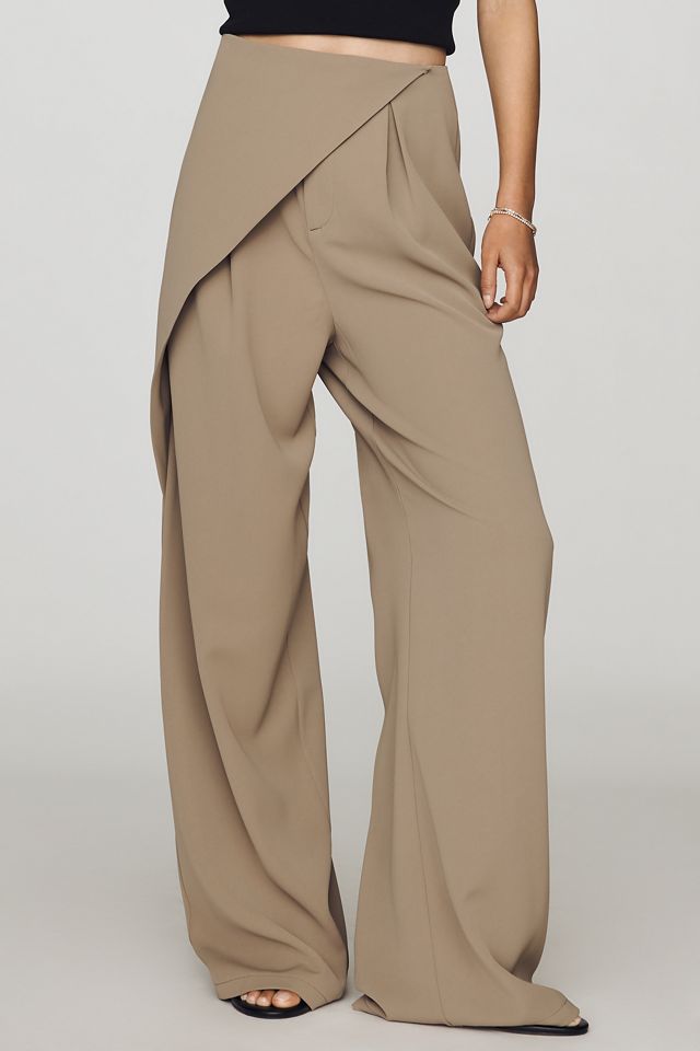 BAYSE Rue Draped Trousers #1