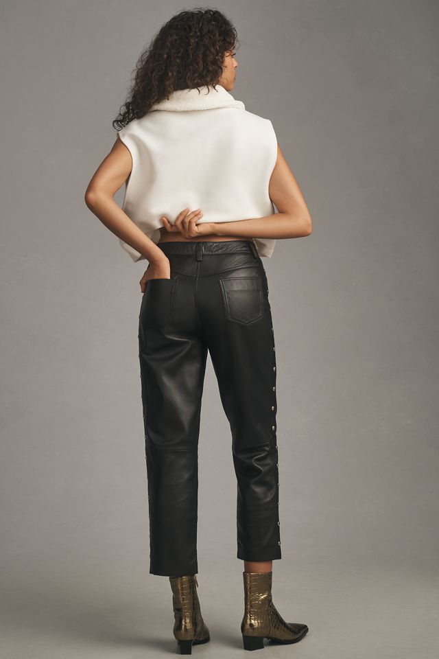 Walter Baker Smith Studded Leather Pants #2
