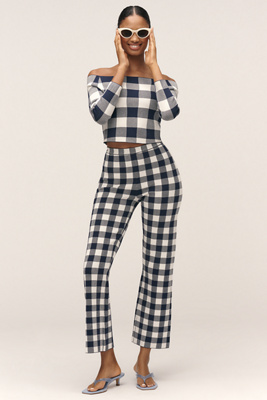 Ser.o.ya Talia Mid-rise Crop Flare Pants