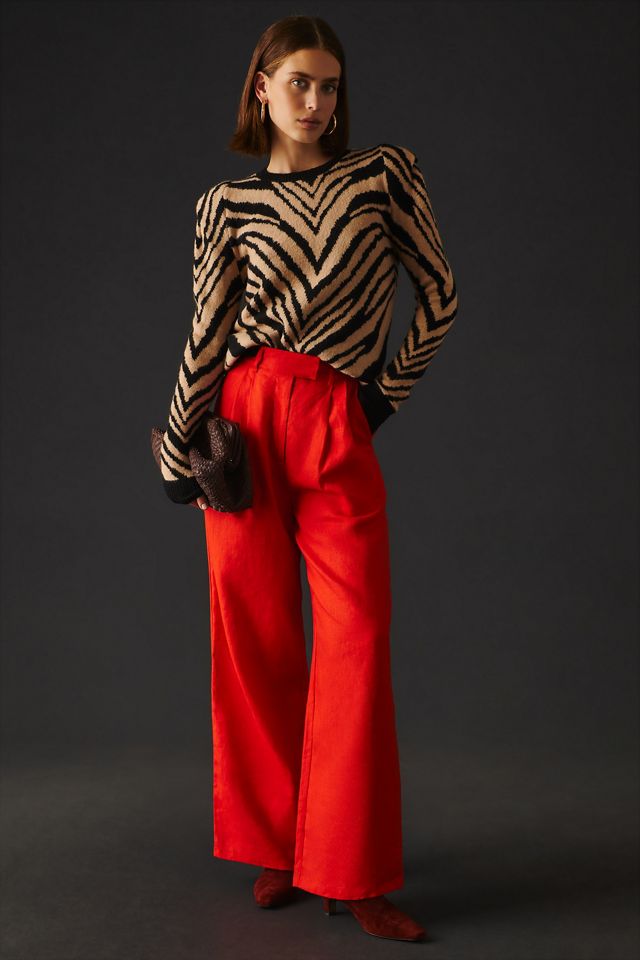 SOVERE Elish Linen Pants | Anthropologie