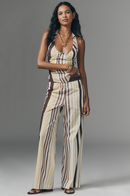 SOVERE Sonali Wide-Leg Pull-On Pants | Anthropologie