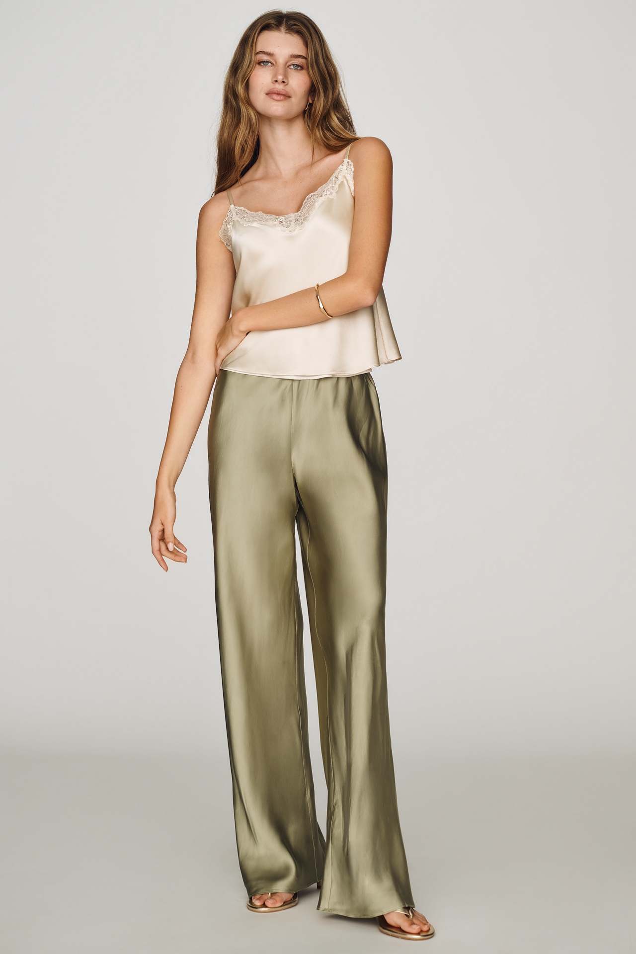 SOVERE Blake Bias-Cut Pants