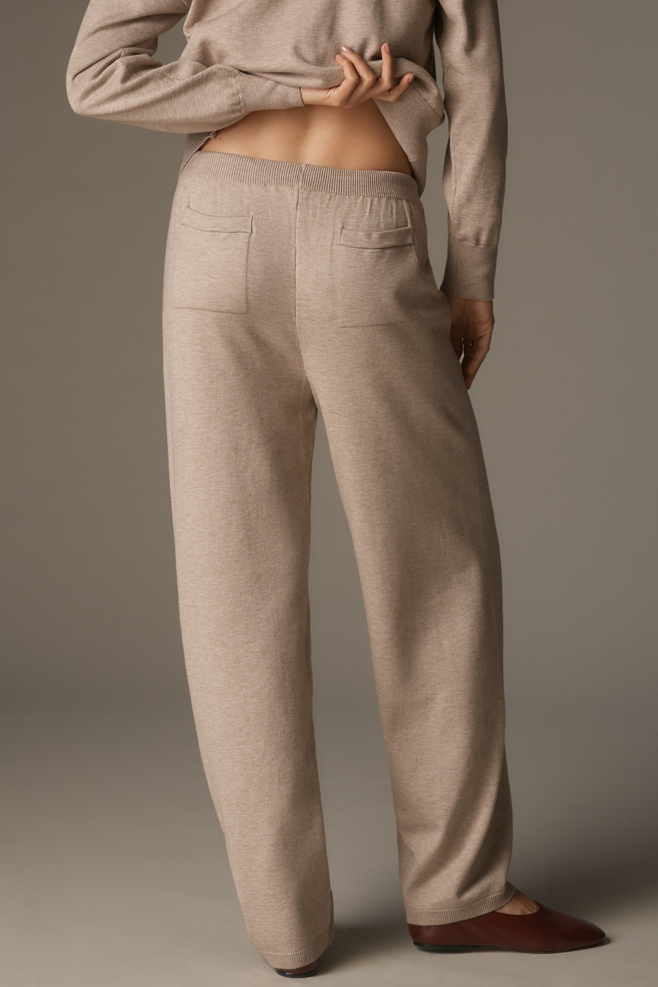By Anthropologie Wide-Leg Sweater Pants