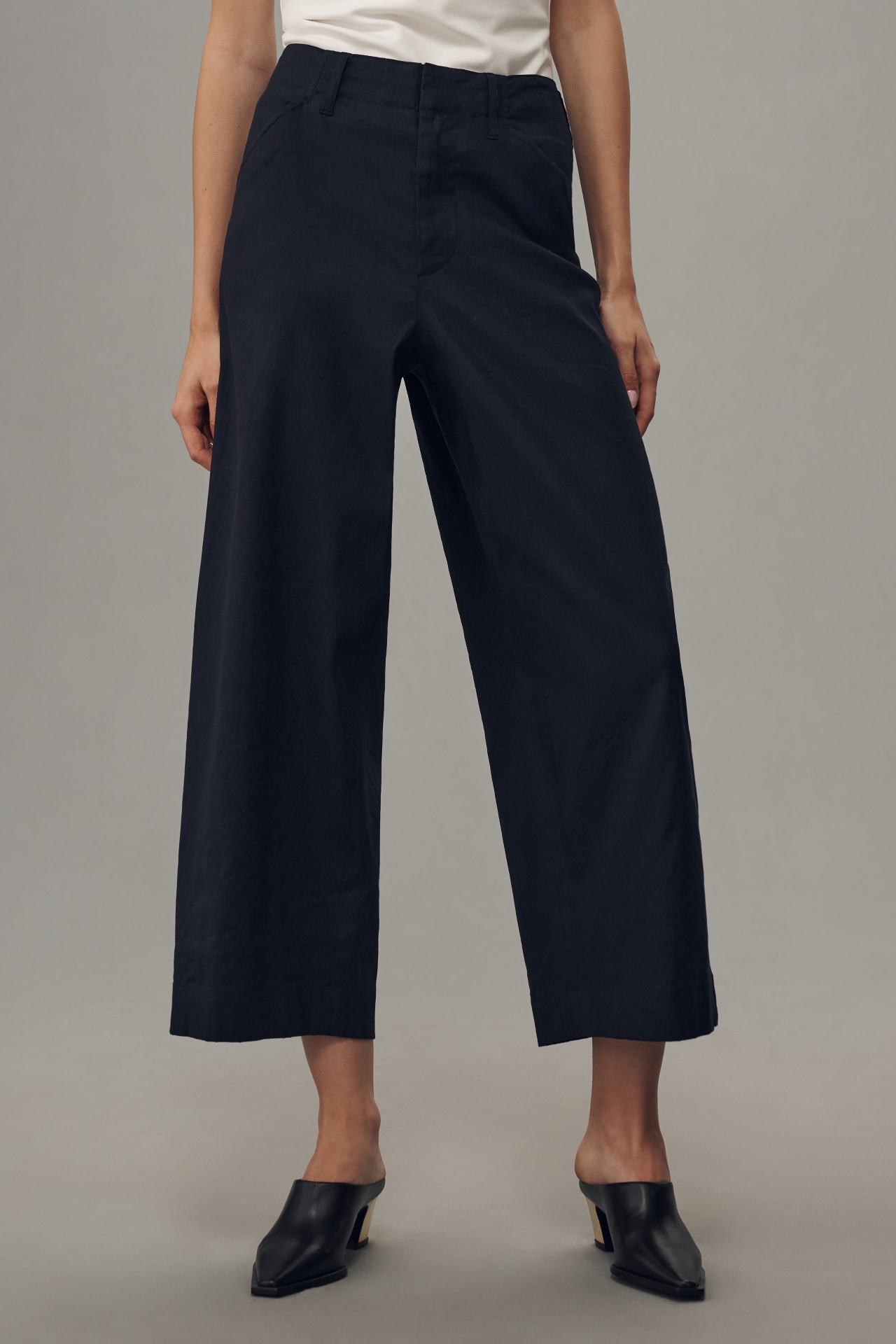 rag & bone Banks Linen Crop Pants