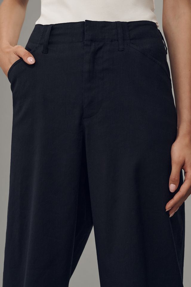 rag & bone Banks Linen Crop Pants #4