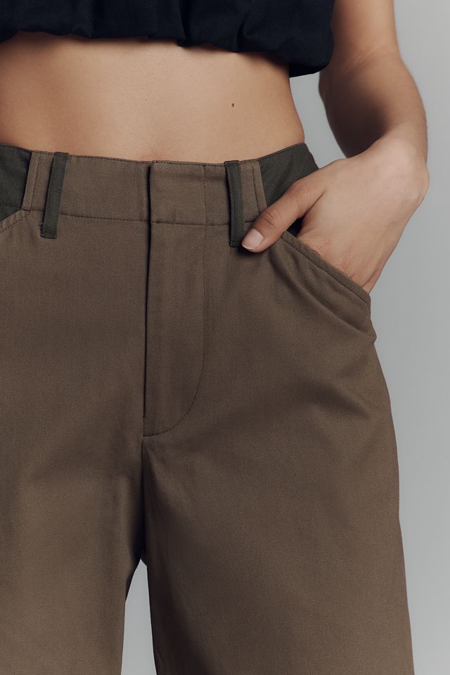 rag & bone Banks Mid-Rise Wide-Leg Full-Length Pants #3