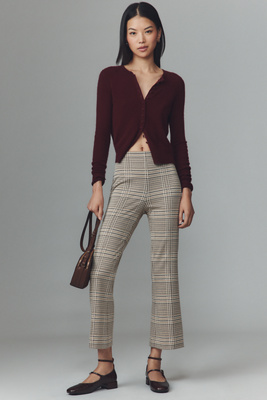 Rag & Bone Irina Ponte Kick-flare Pants In Red