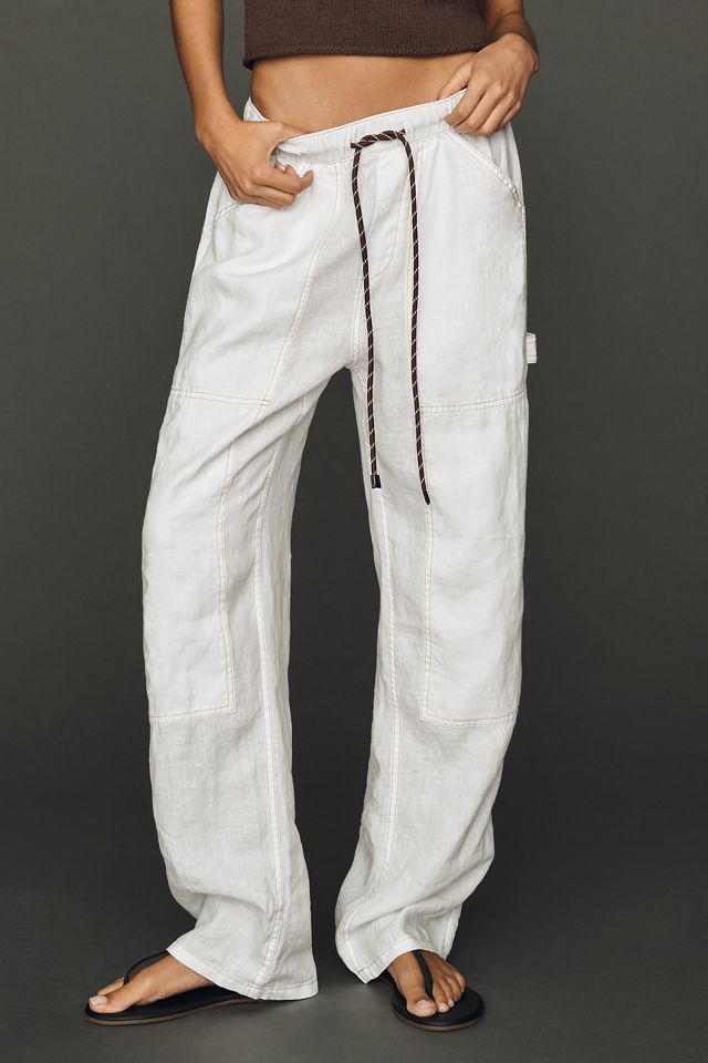 rag & bone Atlas Linen Utility Pants | Anthropologie