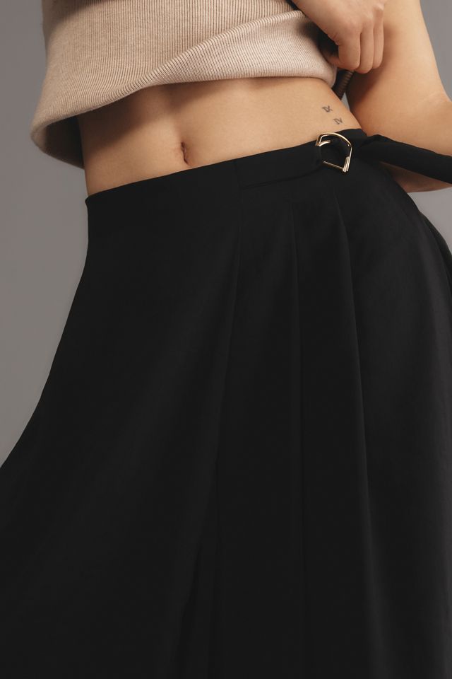 By Anthropologie Belted Skirty Culottes #1