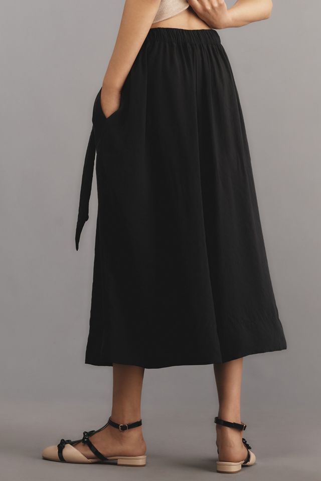 By Anthropologie Belted Skirty Culottes #2