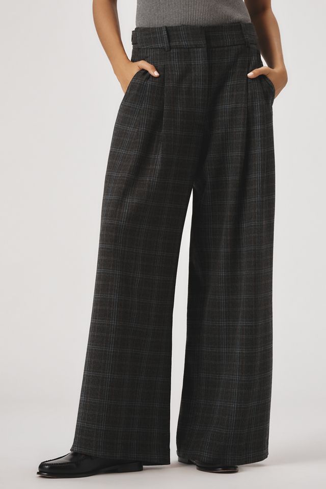 Maeve Printed Wide-Leg Trousers #1