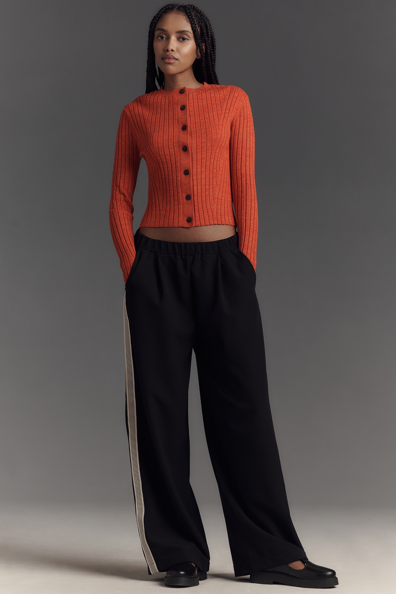 Maeve Pull-On Track Pants