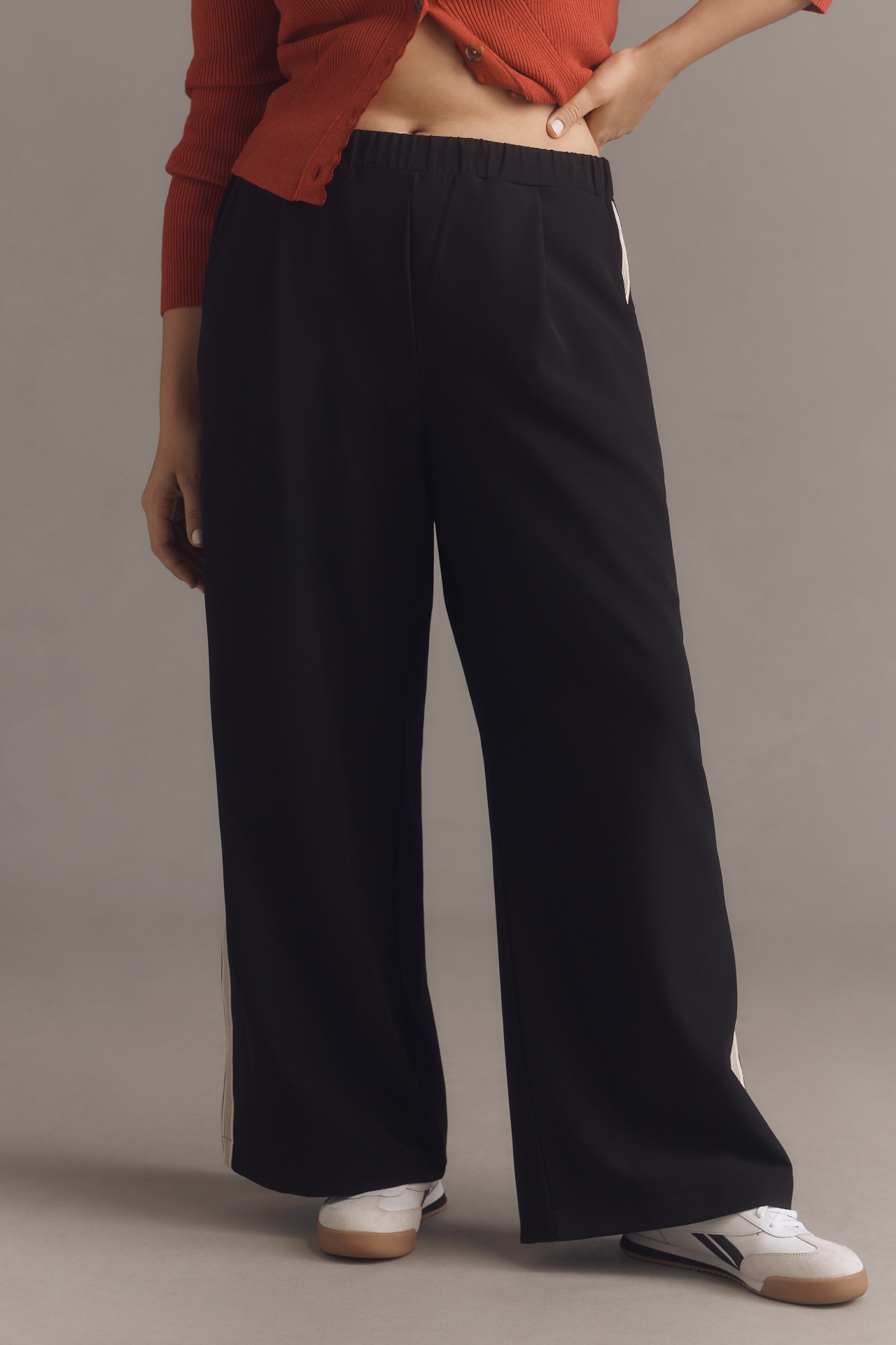 Maeve Pull-On Track Pants