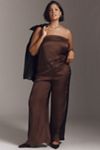 By Anthropologie Satin Lace Pants