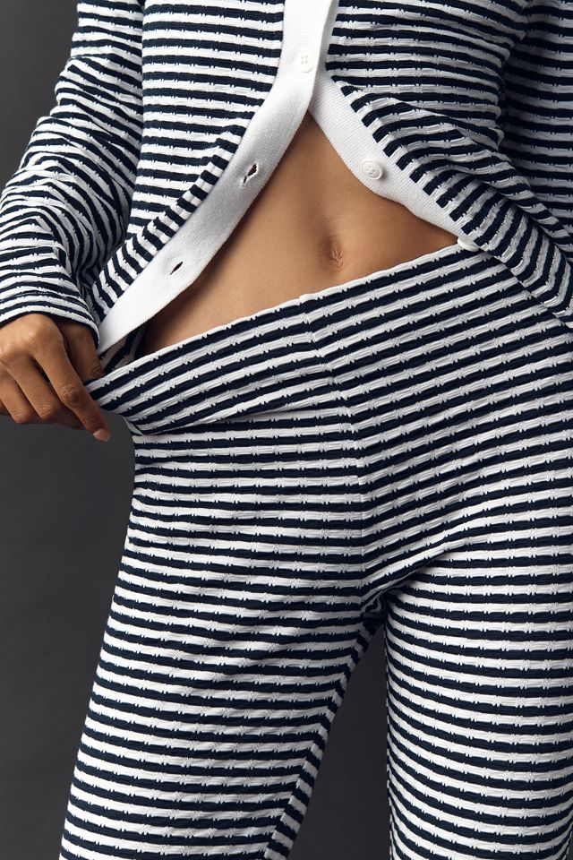 Maeve Knit Stripe Flare Pants #1