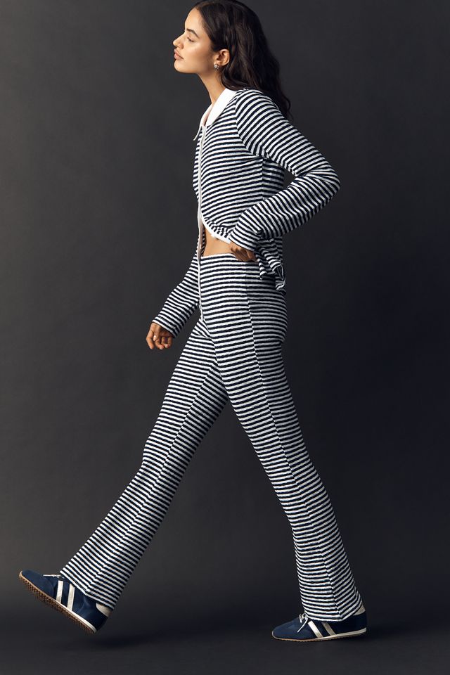 Maeve Knit Stripe Flare Pants #2