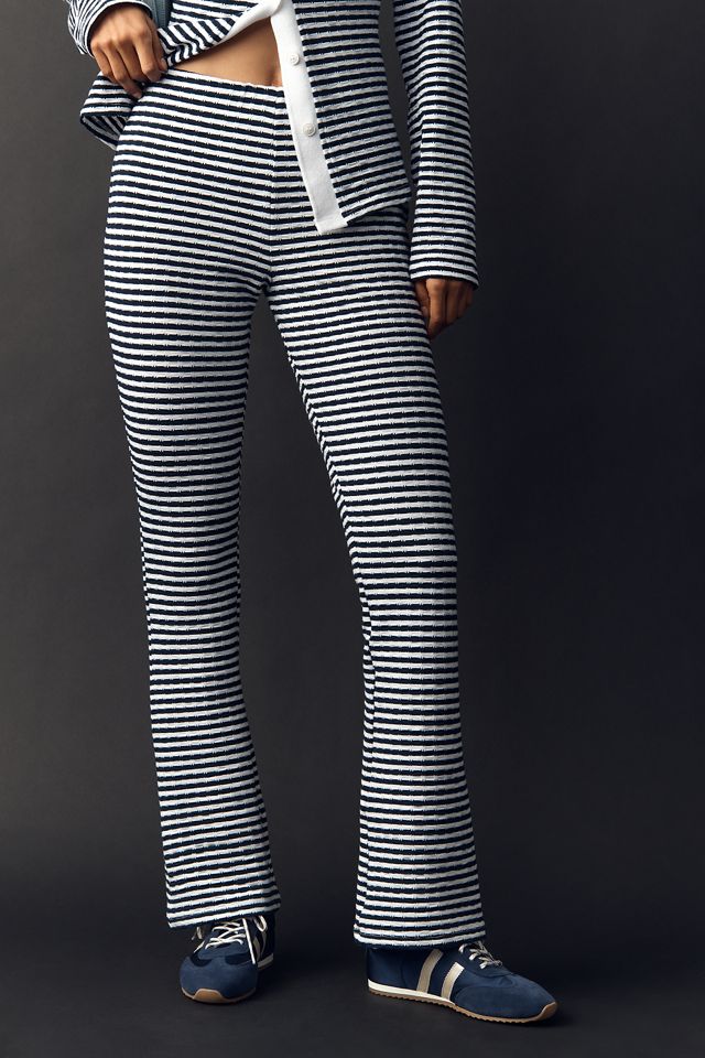 Maeve Knit Stripe Flare Pants #3