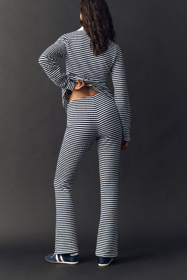 Maeve Knit Stripe Flare Pants #4