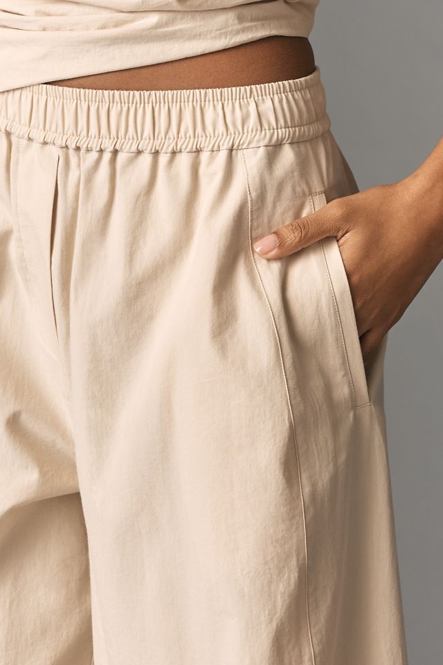 Maeve Sporty Poplin Pull-On Trousers #2