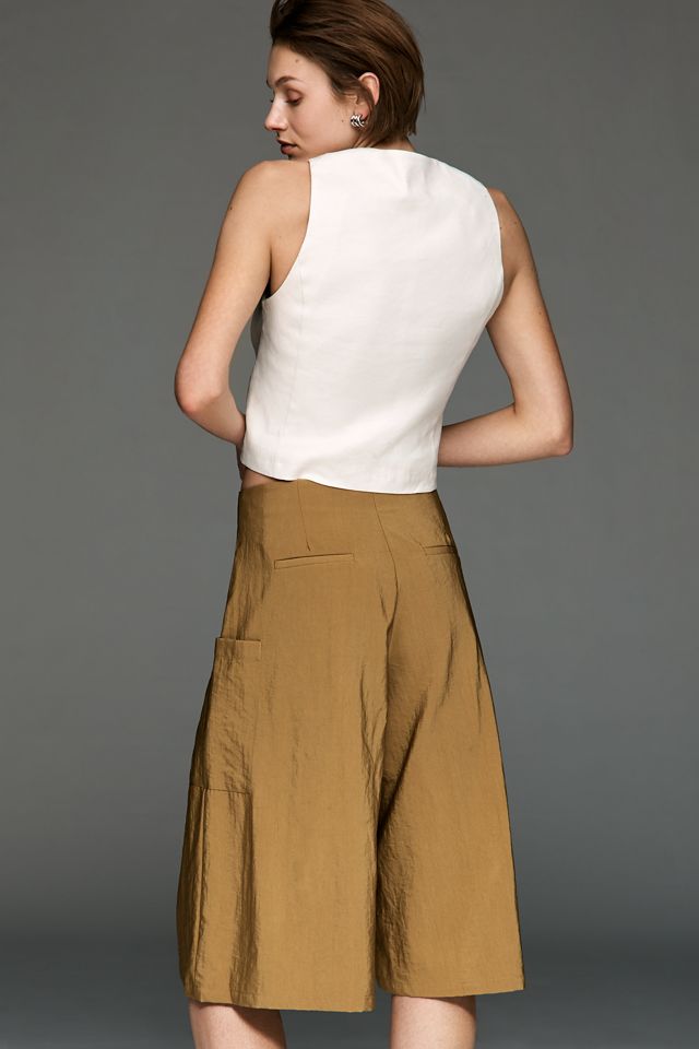 Maeve Wide Leg Cargo Culotte Pants #2