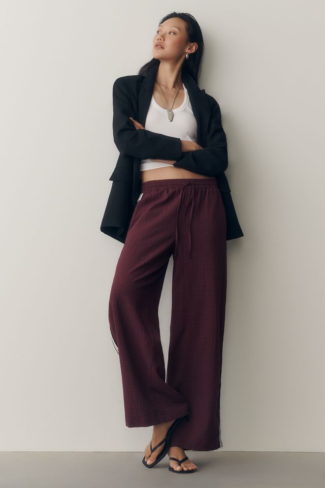Pantaloni da Jogging a Quadri con Banda Laterale Maeve #3
