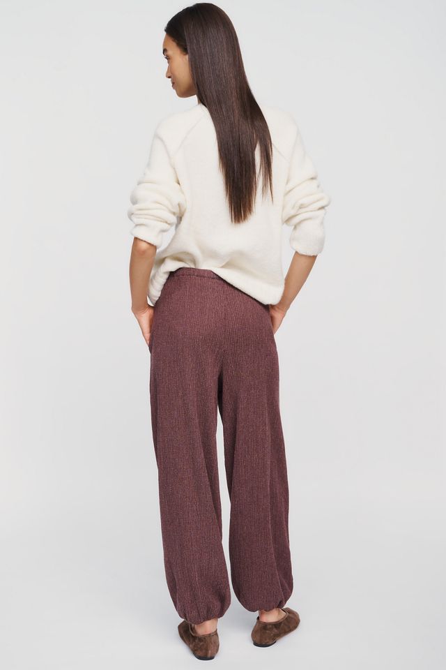 By Anthropologie Cotton Blend Textured Balloon Pants #3