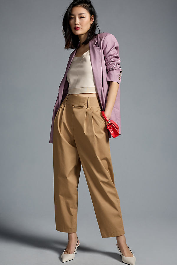 Exquise Barrel-Leg Chino Trousers