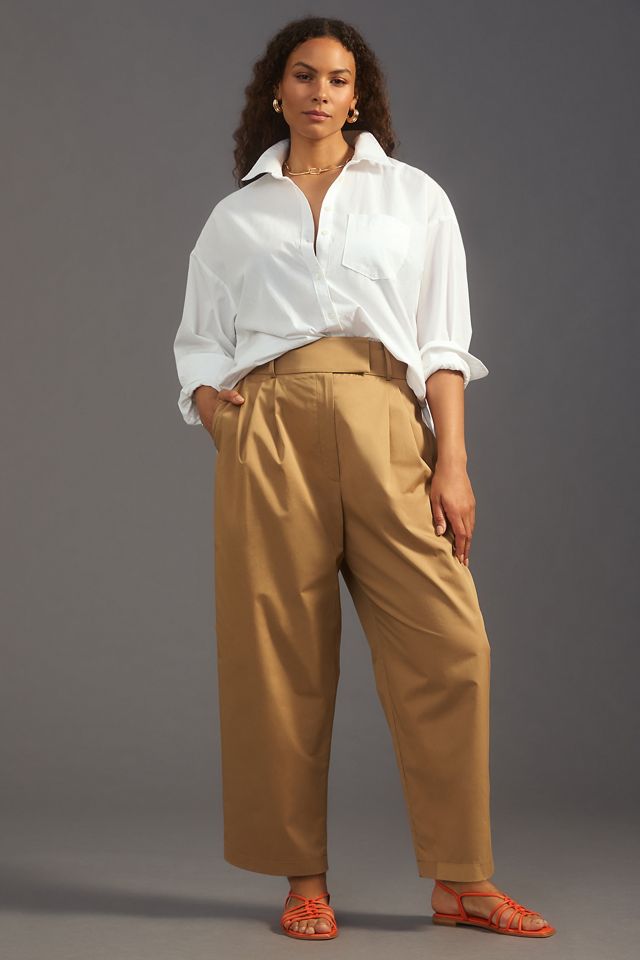 Exquise Barrel-Leg Chino Pants #8
