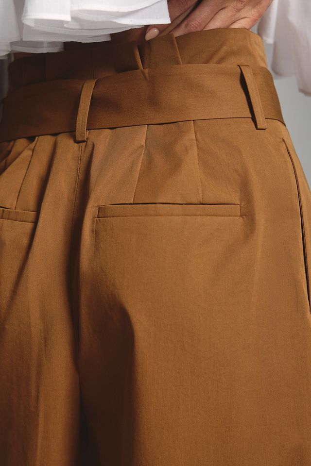 Exquise Pleated Tie-Front Trousers #6