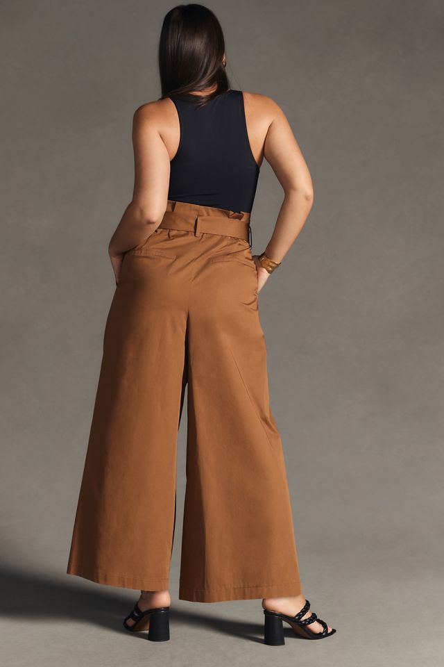 Exquise Pleated Tie-Front Trousers #10