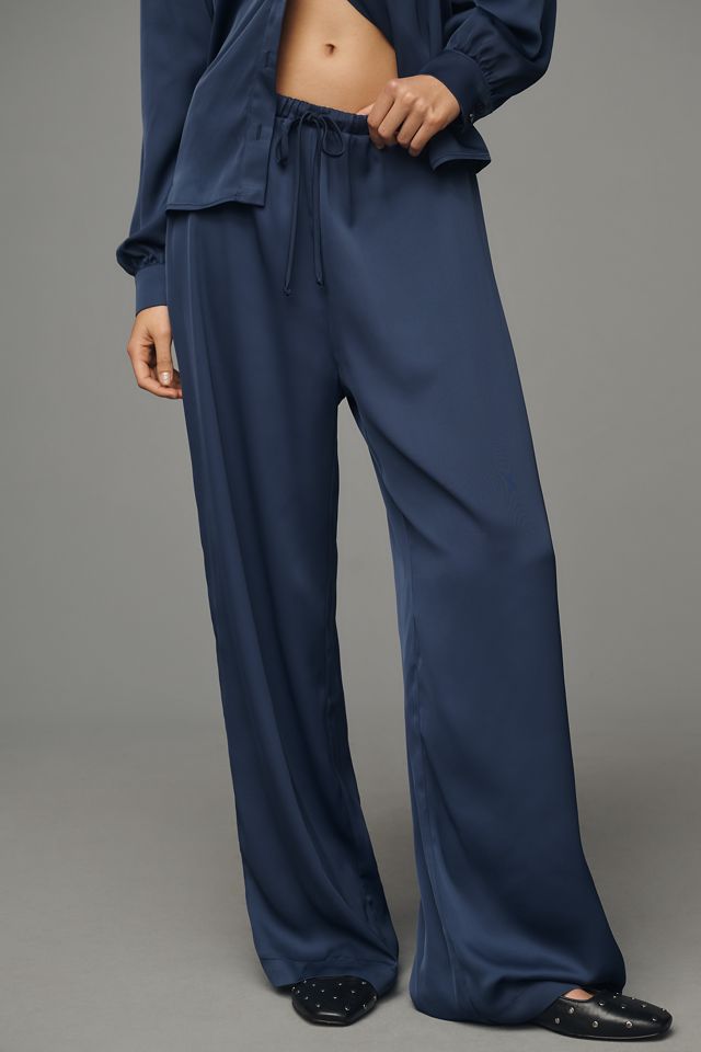 Exquise Aura Satin Pull-On Pants #1